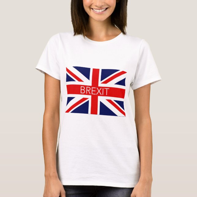 T-SHIRT BREXIT UNION JACK - IMAGE DE HAUTE QUALITÉ (Devant)