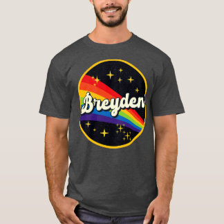 T-shirt Breyden Rainbow Dans L'Espace Style Vintage
