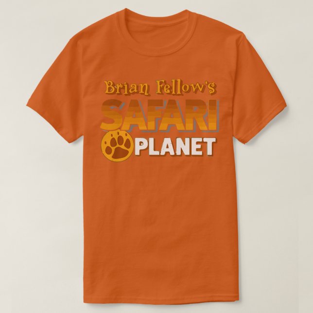 T-shirt Brian Fellows Safari Planet (Design devant)