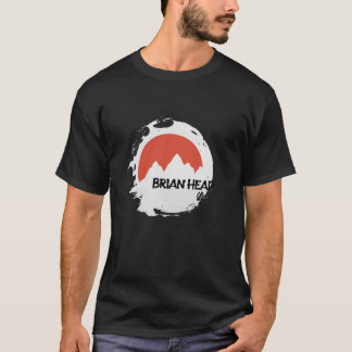 T-shirt Brian Head Mountains Utah Randonnée Outdoors Retro
