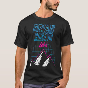 T-shirt Brian Head Utah USA Station de ski RETOUR IMPRIMER