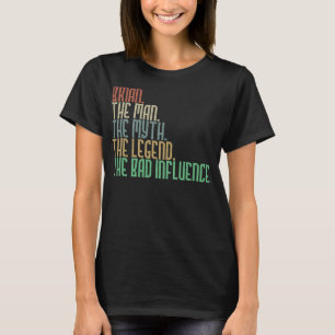 T-shirt Brian Man Mythe Légende Mauvaise influence Drôle p