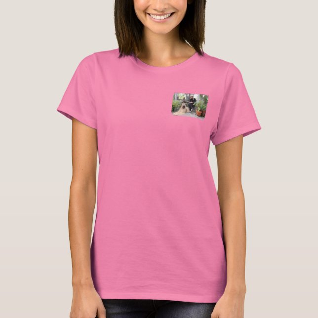T-shirt Briard Dog sous Gazebo (Devant)