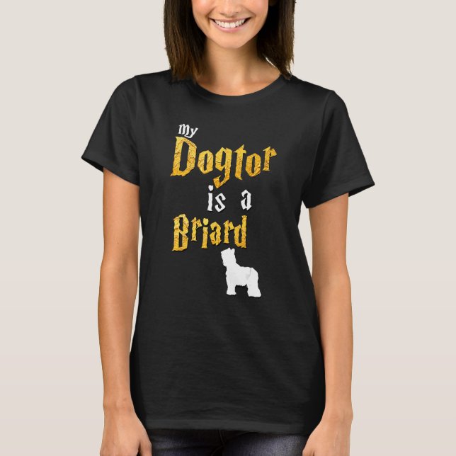 T-shirt Briard Mens (Devant)