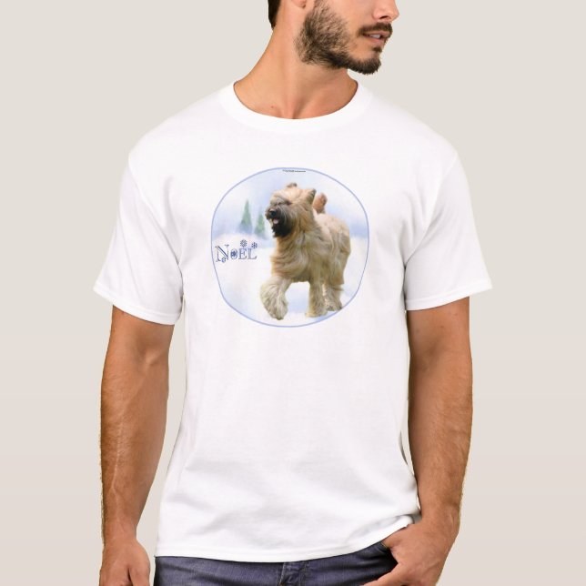 T-shirt Briard Noel (Devant)