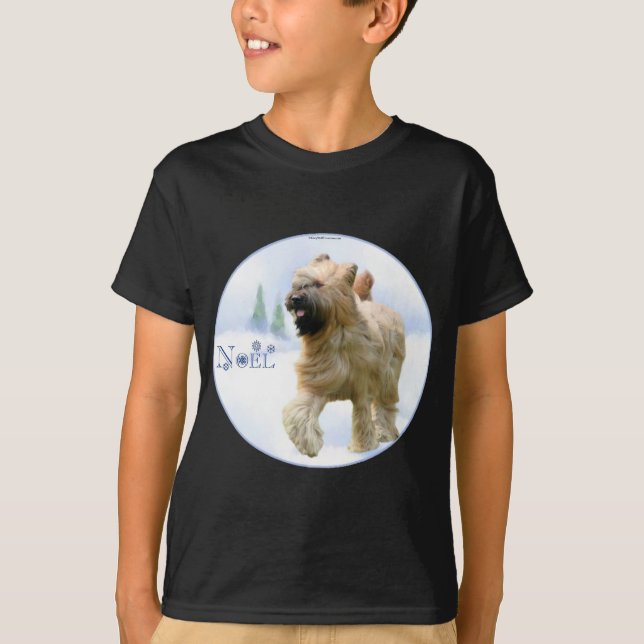 T-shirt Briard Noel (Devant)