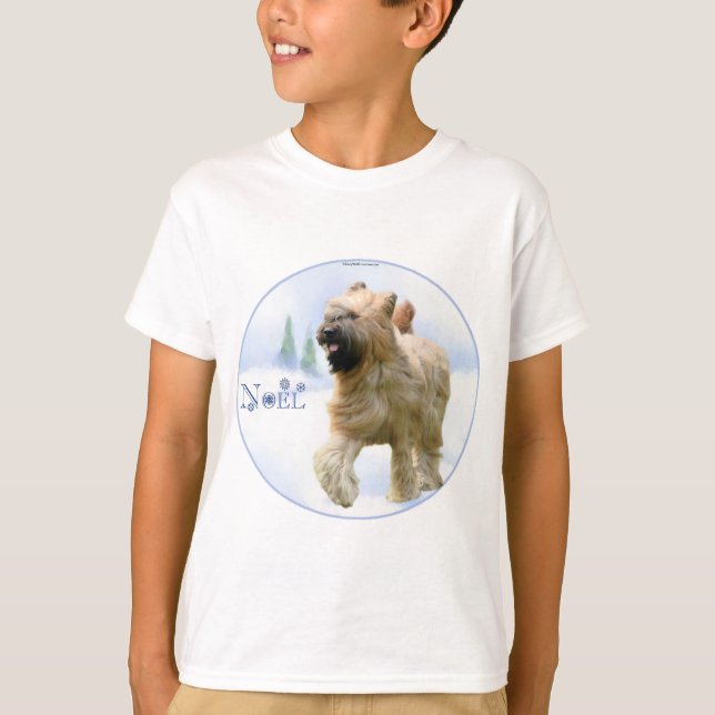 T-shirt Briard Noel (Devant)