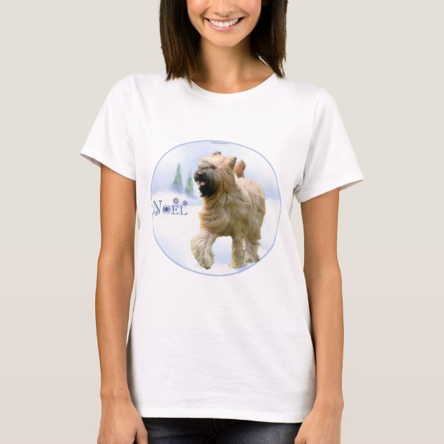 T-shirt Briard Noel (Devant)
