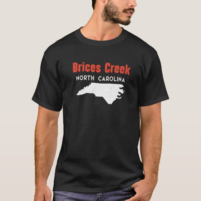 T-shirt Brices Creek North Carolina USA State America Trav (Devant)