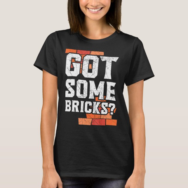 T-shirt Brick Brickmason Constructeur Bri (Devant)