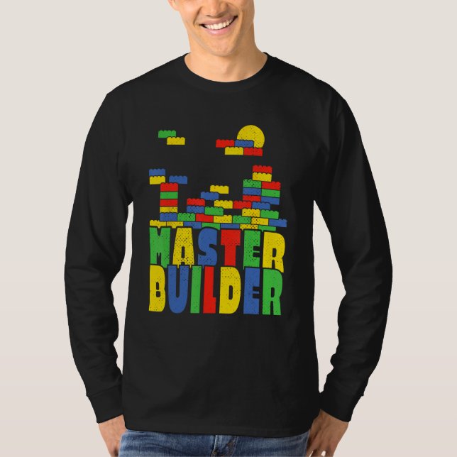 T-shirt Brick Builder  Blocks Master Builder (Devant)