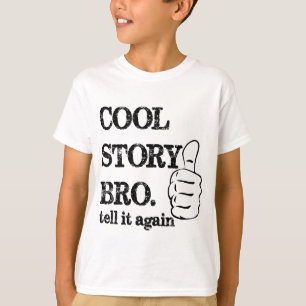 T-shirt Bricolage histoire raconter à nouveau pouce vers