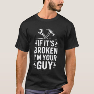 T-shirt Bricoleur drôle Charpentier Mécanicien et menuiser