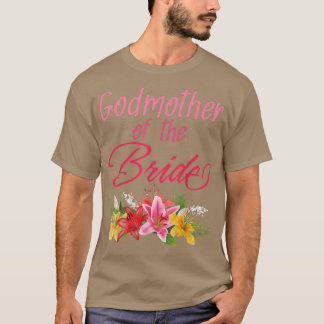 T-shirt Bridal Party Wedding Bride Godmother 123