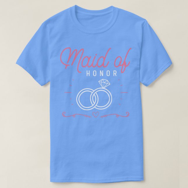 T-shirt Bridal Shower Maid Of Honor Bachelorette Party Bri (Design devant)