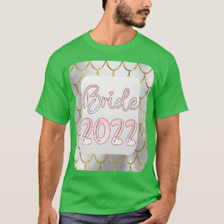 T-SHIRT BRIDE 2022 BRIDAL MERMAID MARIAGE 2022