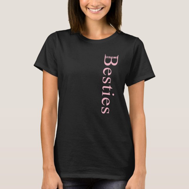 T-shirt Bride Bestie Bachelorette Party Maid of Honor Brid (Devant)