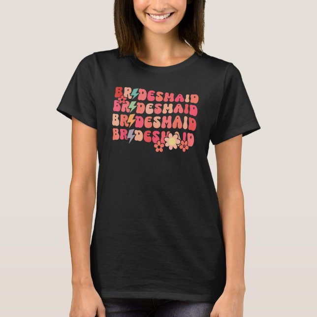 T-shirt Bride Bridesmaid Matching Bachelorette Party Brida (Devant)