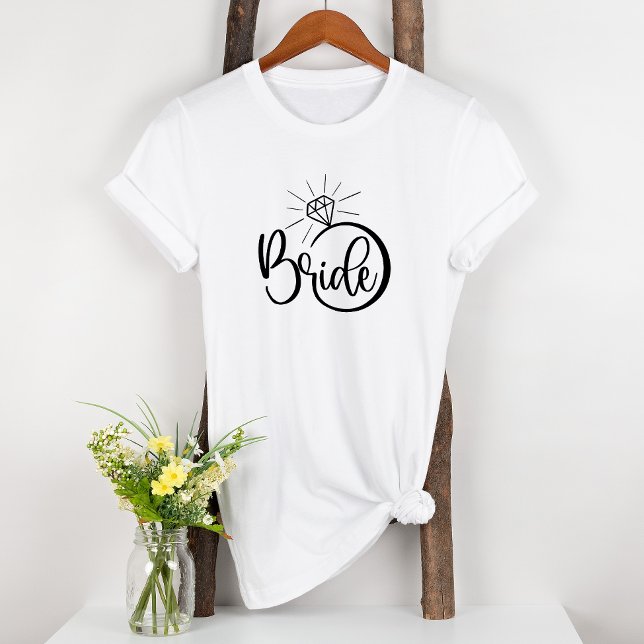 T-shirt Bride Diamond Engagé Fun Bridal (Créateur téléchargé)