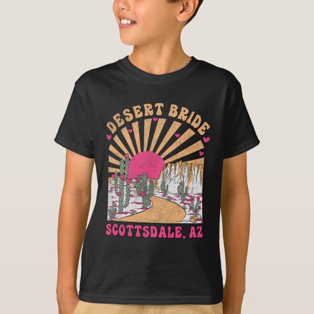 T-shirt Bride du désert Scottsdale Bride Brigade P (Devant)