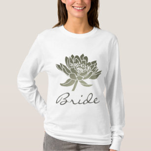 T-SHIRT BRIDE GLAMOREUSE ARGENT LOTUS FLOTUS