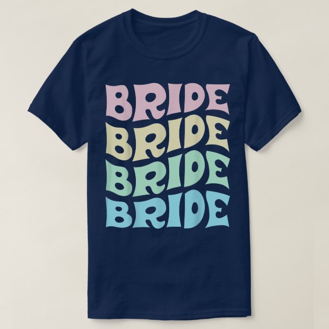 T-shirt Bride I Do Crew Retro Bachelorette Party Bride Bri (Design devant)