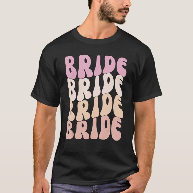 T-shirt Bride I Do Crew Retro Bachelorette Party Bride Bri (Devant)