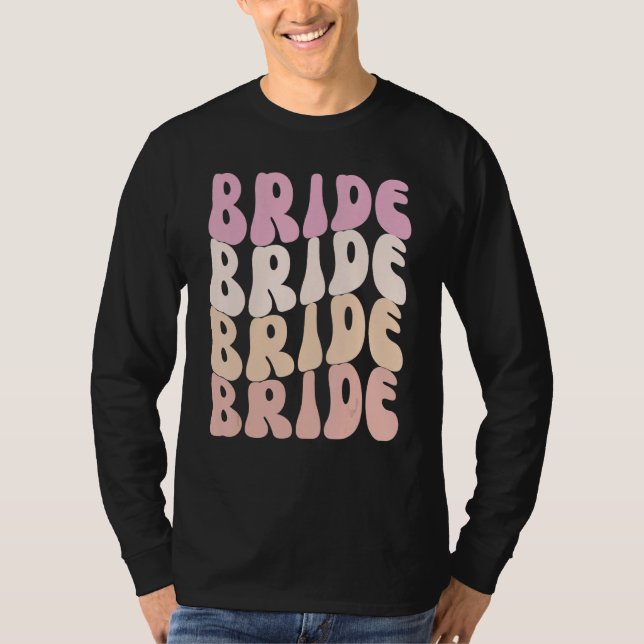 T-shirt Bride I Do Crew Retro Bachelorette Party Bride Bri (Devant)