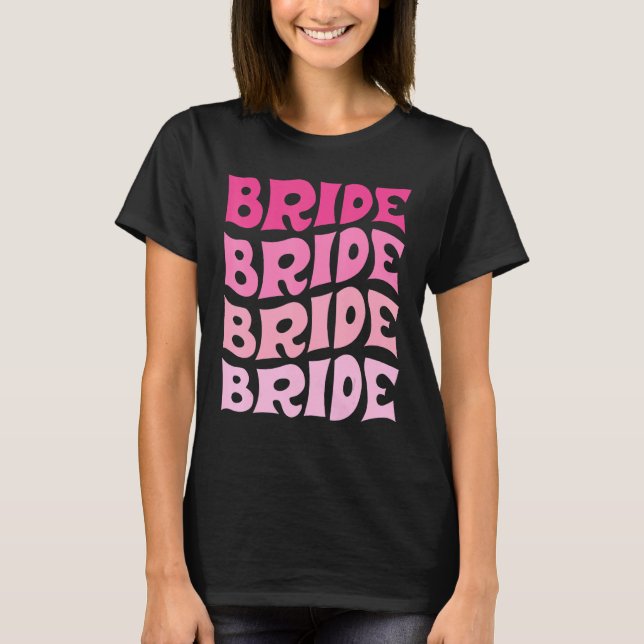 T-shirt Bride I Do Crew Retro Bachelorette Party Bride Bri (Devant)