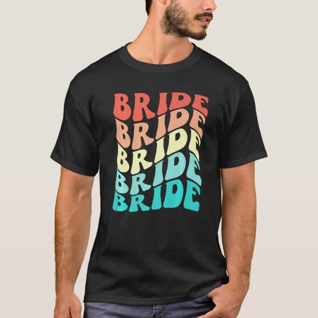 T-shirt Bride I Do Crew Retro Bachelorette Party Bridesmai (Devant)