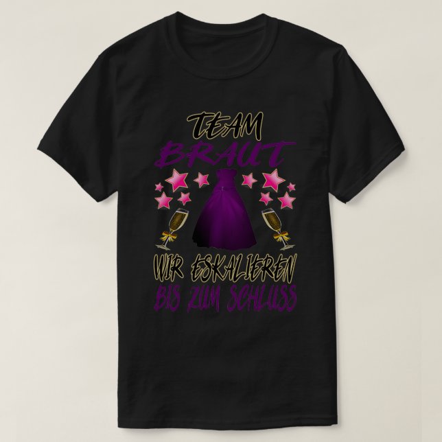 T-shirt Bride JGA (Design devant)