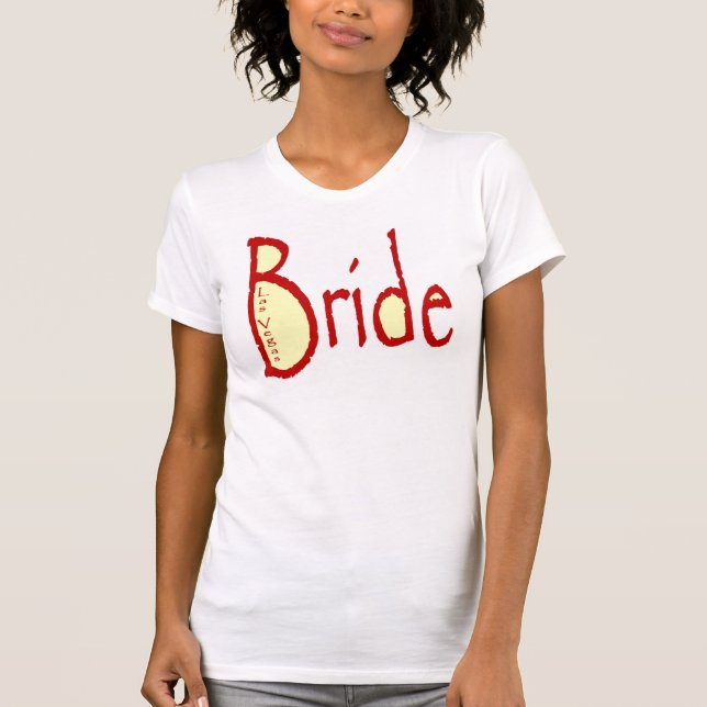 T-shirt Bride Las Vegas Dames Débardeur Décontracté (Devant)