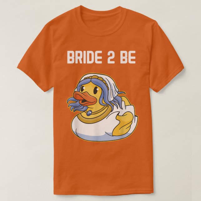 T-shirt Bride Rubber Duck Party Girls Hen Party  (Design devant)