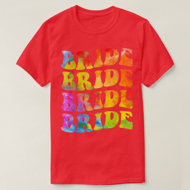 T-shirt Bride Squad Leopard Bachelorette Party Bride Bride (Design devant)