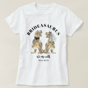 T-shirt Brideasaurus, Mariage de Dinosaure