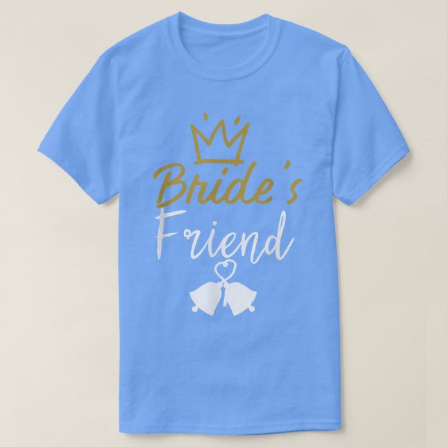 T-SHIRT BRIDE'S AMI BRIDESMAID (Design devant)