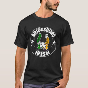 T-shirt Bridesburg Irish Horseshoe et Shamrocks St Paddys