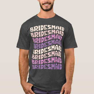 T-shirt Bridesmaid I Do Crew Retro Bachelorette Party Brid