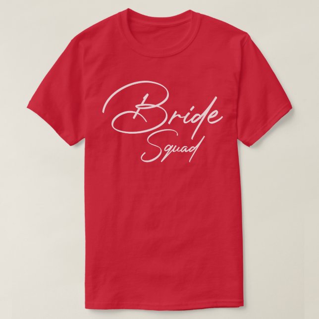 T-shirt Brideste de l'équipe de brigade de femmes (Design devant)
