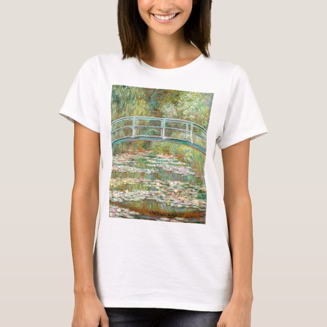 T-shirt Bridge over a Pond of Water Lilies by Claude Monet (Devant)
