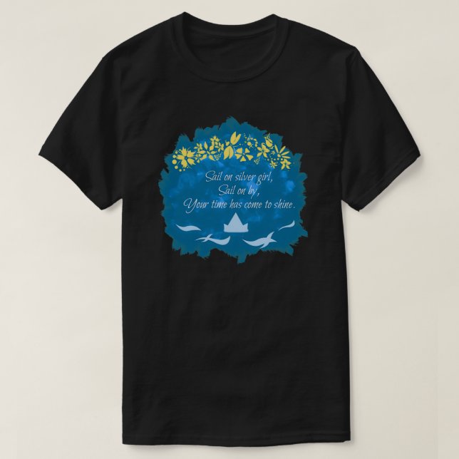 T-shirt Bridge over Troubled Water (Design devant)