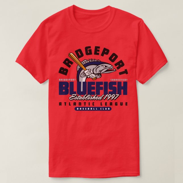 T-shirt Bridgeport Bluefish (Design devant)