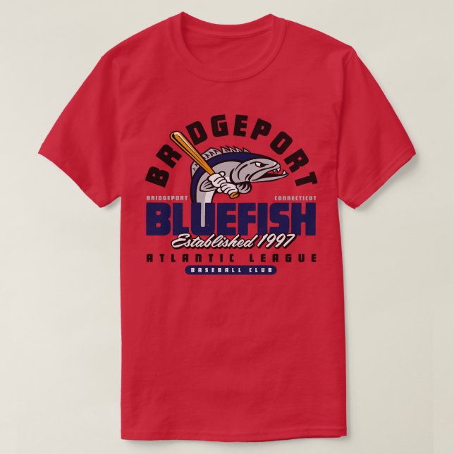 T-shirt Bridgeport Bluefish (Design devant)
