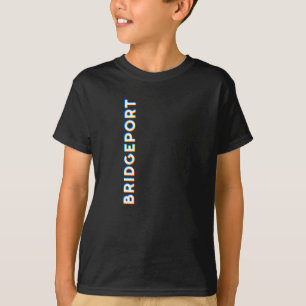T-shirt Bridgeport, Connecticut CMYK Type Glitch