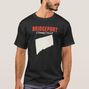 T-shirt Bridgeport Connecticut USA State America Travel Co