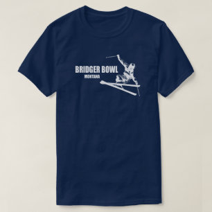 T-shirt Bridger Bowl Montana Skier