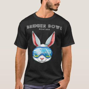 T-shirt Bridger Bowl Montana USA Ski et snowboard Rabbit
