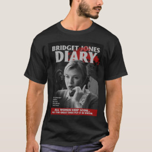 T-shirt Bridget Jones Journal 2001 Classic Horror Design C