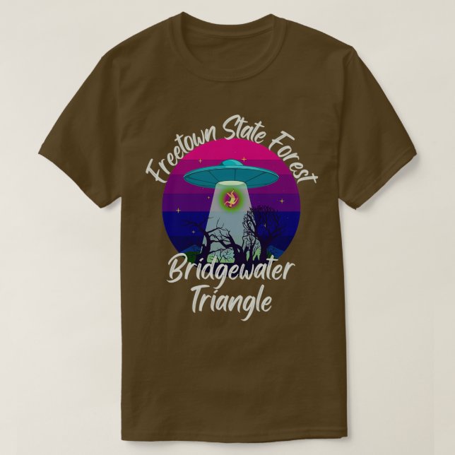 T-shirt Bridgewater Triangle Freetown State Forest (Design devant)