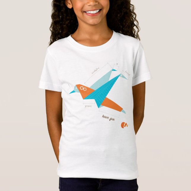 T-Shirt Brids d'origami (Devant)